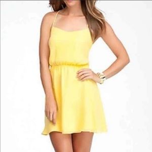 🆕 Bebe Double Strap Cross Back Satin Dress